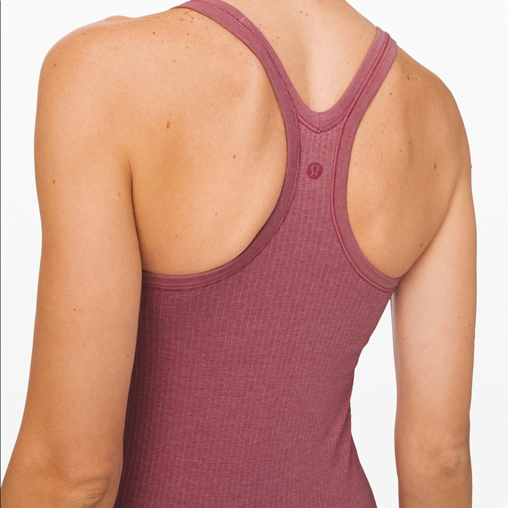 lululemon Ebb To Street Tank II - Moss Rose
